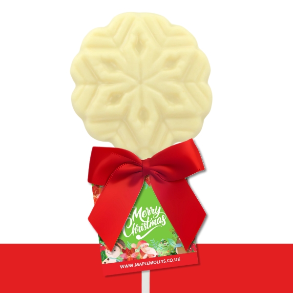 Snowflake Chocolate Lollipop