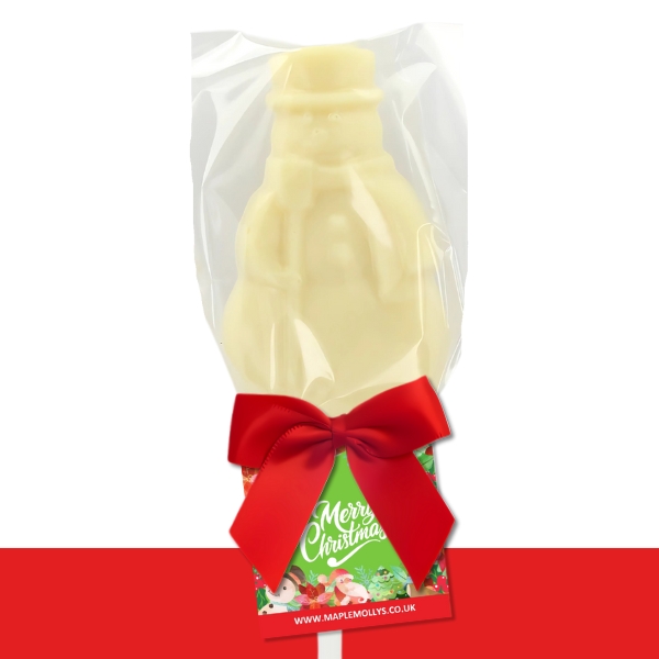 Snowman Chocolate Lollipop - Image 3