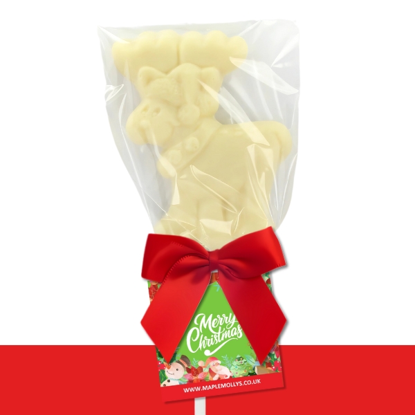 Reindeer Chocolate Lollipop - Image 3